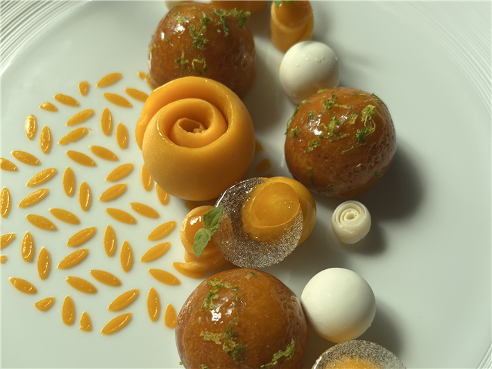 tropical fruit dessert